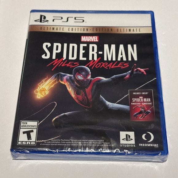 Marvel Spider-Man Miles Morales Ultimate Edition Sony PS5 Factory Sealed - Picture 1 of 3